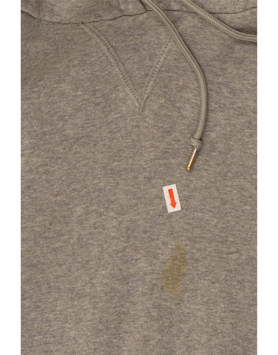 NIKE Mens Hoodie Jumper UK 42/44 Grande Cinza Flecked Algodão