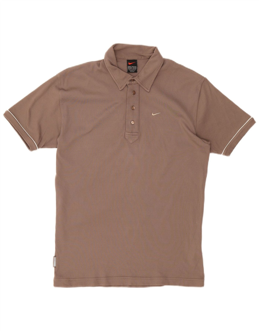 Camisa polo masculina NIKE médio marrom nylon