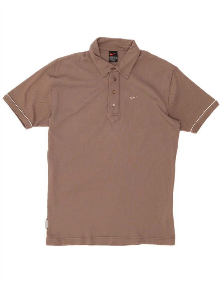 Camisa polo masculina NIKE médio marrom nylon