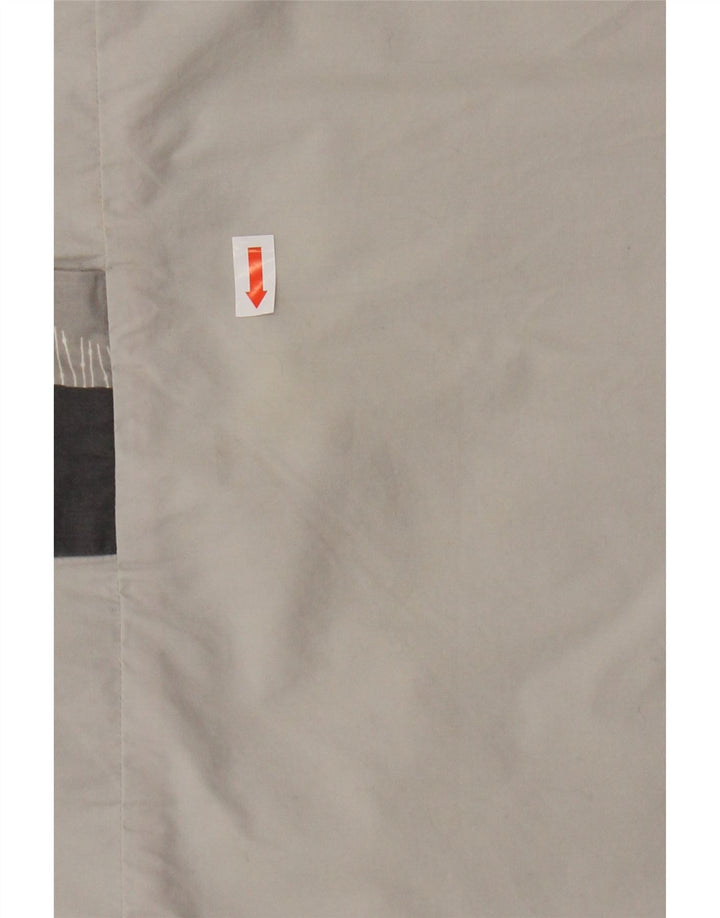 Vestido feminino COS Shift EU 36 pequeno algodão geométrico cinza