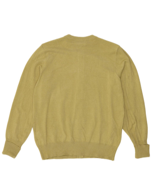 Suéter cardigã feminino Marks & Spencer Reino Unido 10 viscose verde pequena