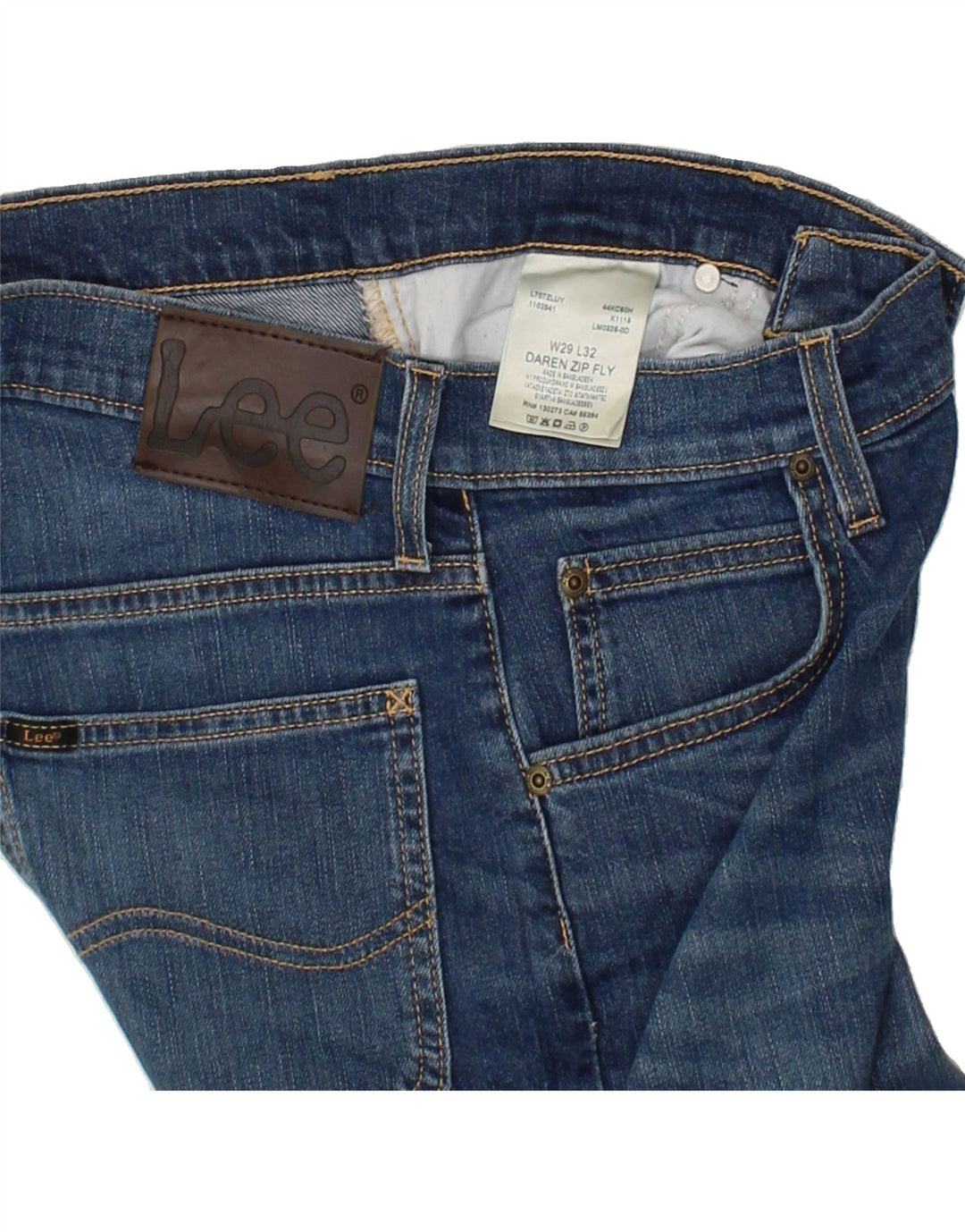 LEE Mens Daren Zip Fly Slim Jeans W29 L28  Blue Cotton Vintage Lee and Second-Hand Lee from Messina Hembry 