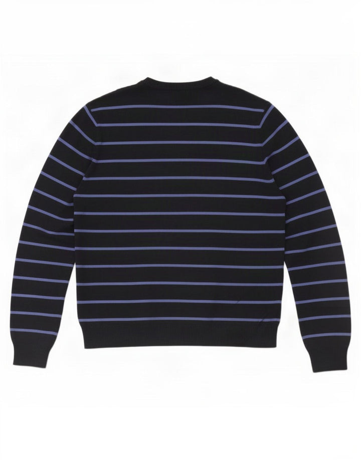 Suéter masculino Marks & Spencer Blue Harbor com gola redonda, grande azul marinho