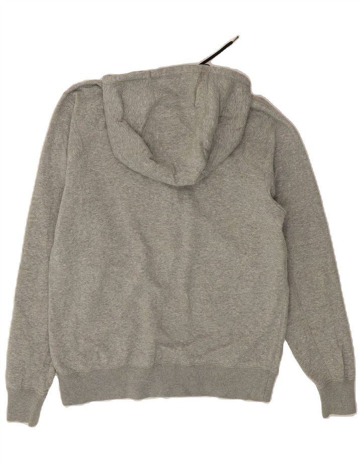 JORDAN Mens Zip Hoodie Sweater Medium Grey Cotton Vintage Jordan and Second-Hand Jordan from Messina Hembry 