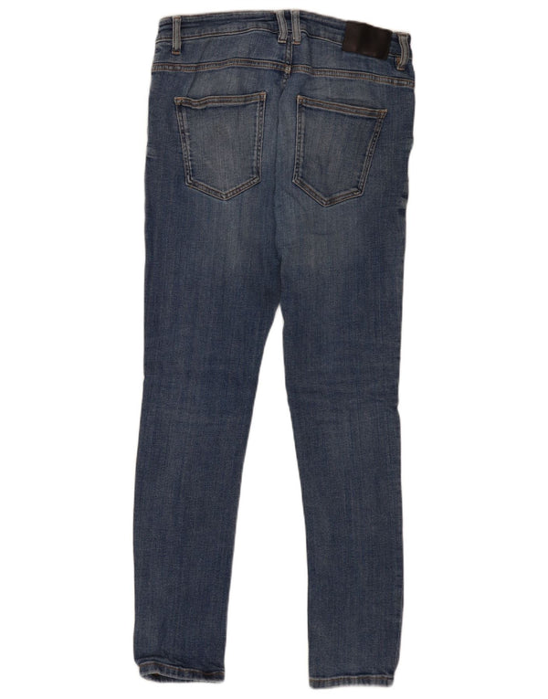 Zara Jeans Skinny Masculino EU 40 Médio W31 L30 Azul