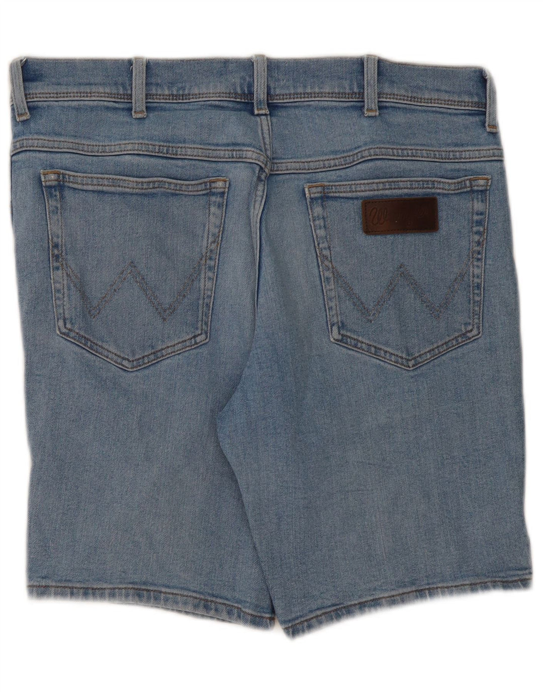 Shorts jeans Wrangler feminino Texas W34 grande algodão azul