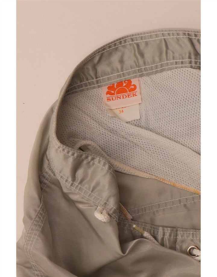 Shorts de natação masculino Sundek grande cinza nylon
