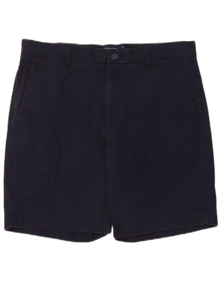 Shorts Chino Masculino Chaps W34 Grande Algodão Azul Marinho