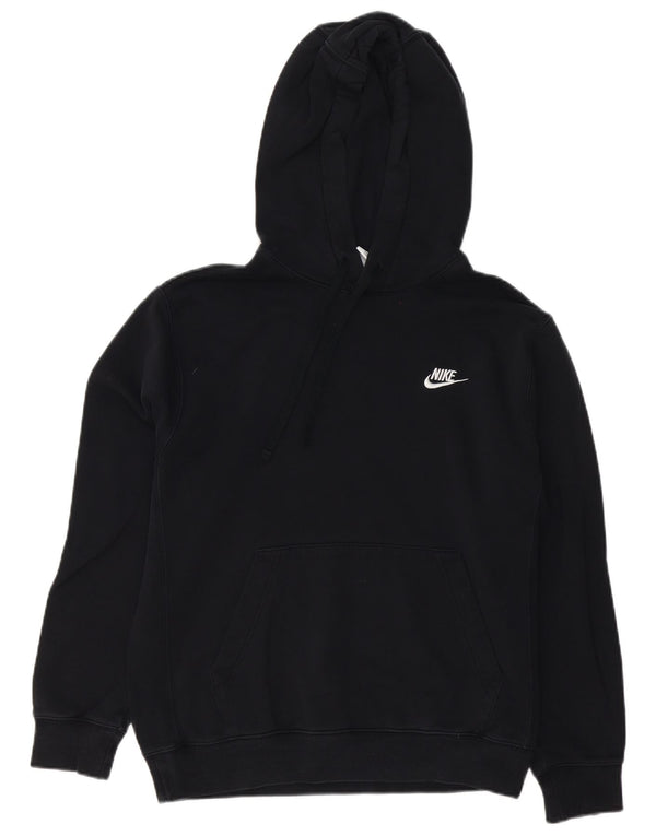 Nike Mens Hoodie Jumper Pequeno Algodão Preto