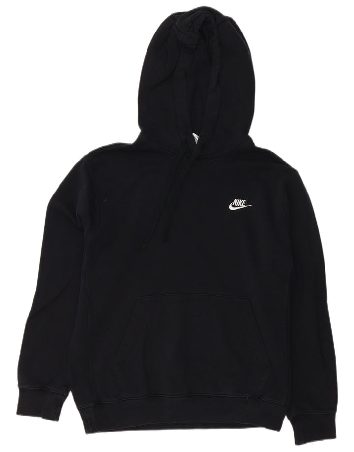 Nike Mens Hoodie Jumper Pequeno Algodão Preto