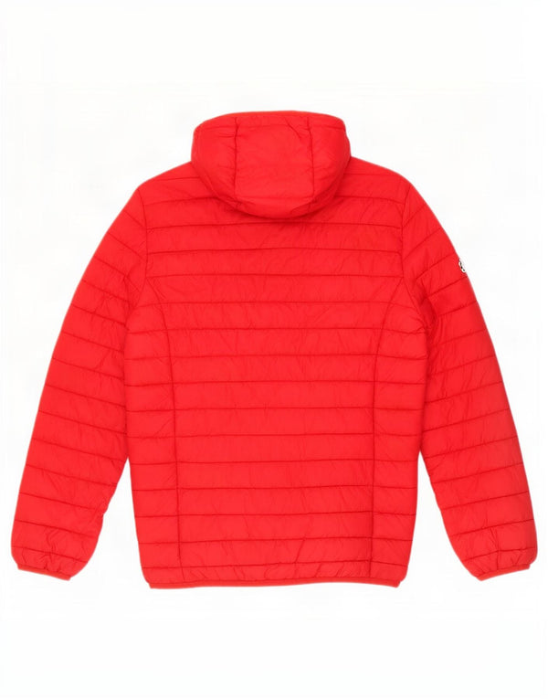 Jaqueta acolchoada com capuz para meninos Champion 13-14 anos XL vermelho