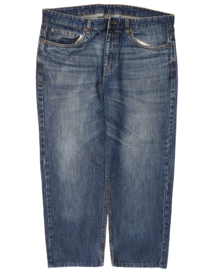 Calça jeans masculina James Pringle W36 L26 azul algodão