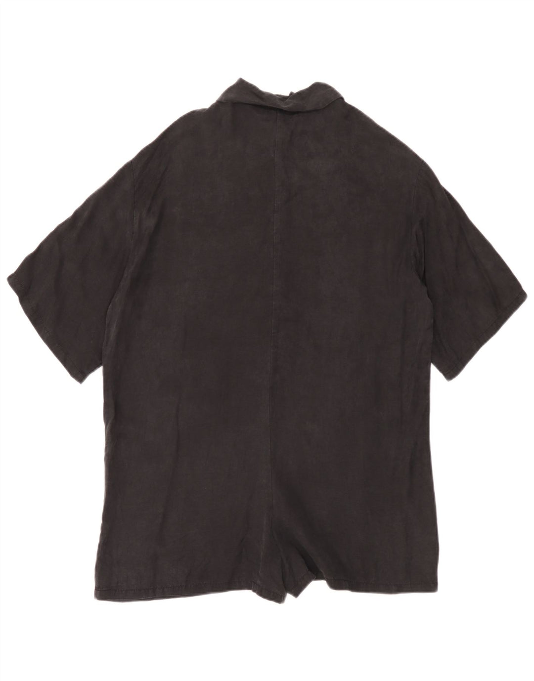 Zara Womens Playsuit Oversized UK 10 Pequeno Preto