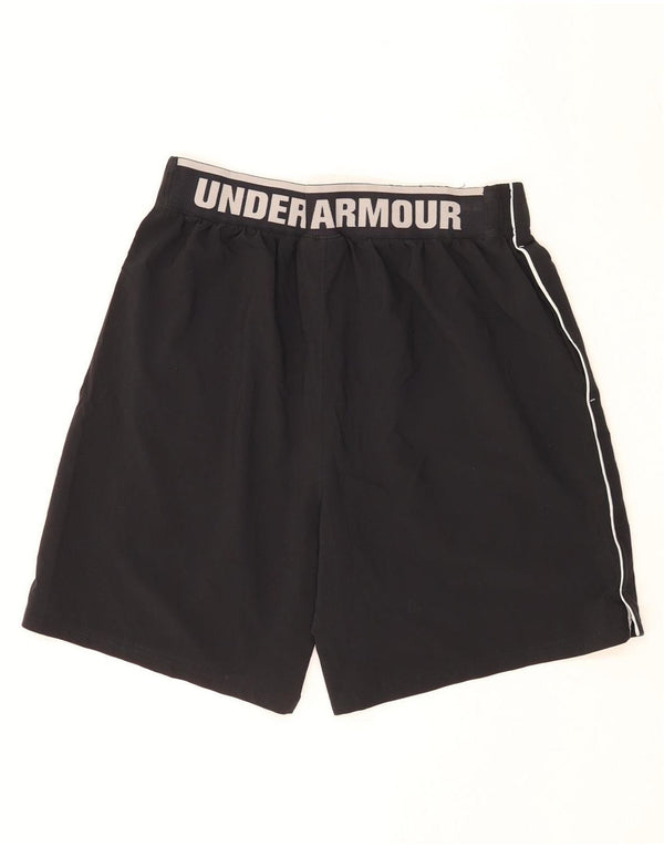 Under Armour Mens Graphic Sport Shorts Grande Poliéster Colorblock Preto