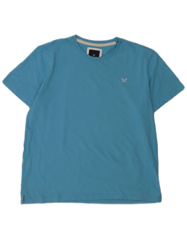 Camiseta masculina Crew Clothing Top 2XL algodão azul