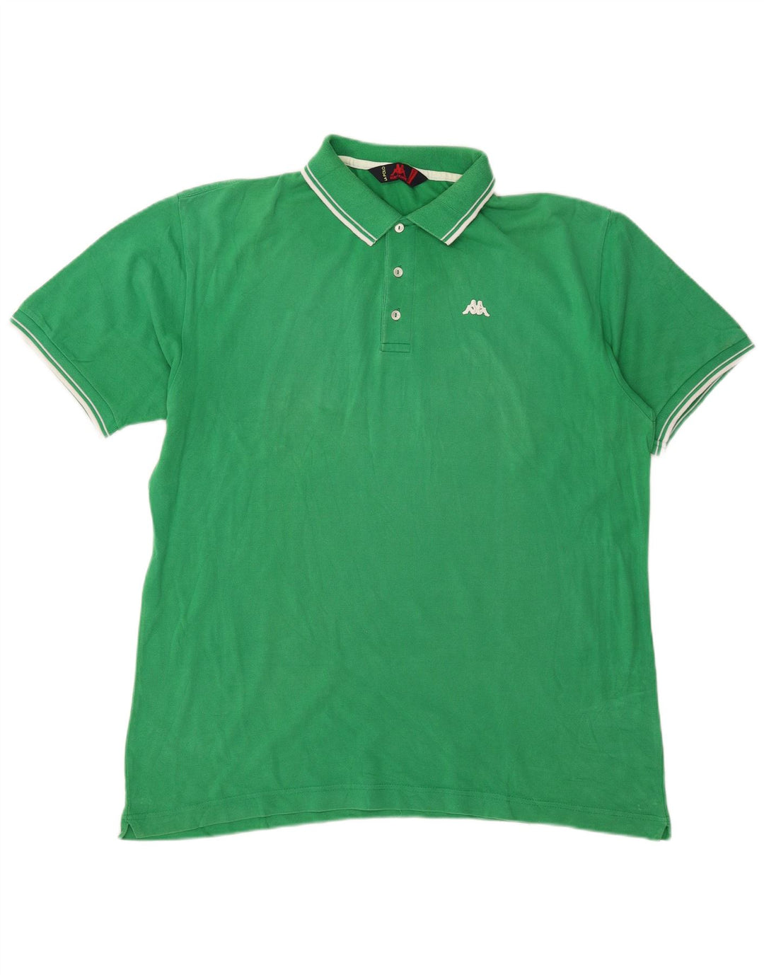 Camisa polo masculina Kappa 2XL algodão verde