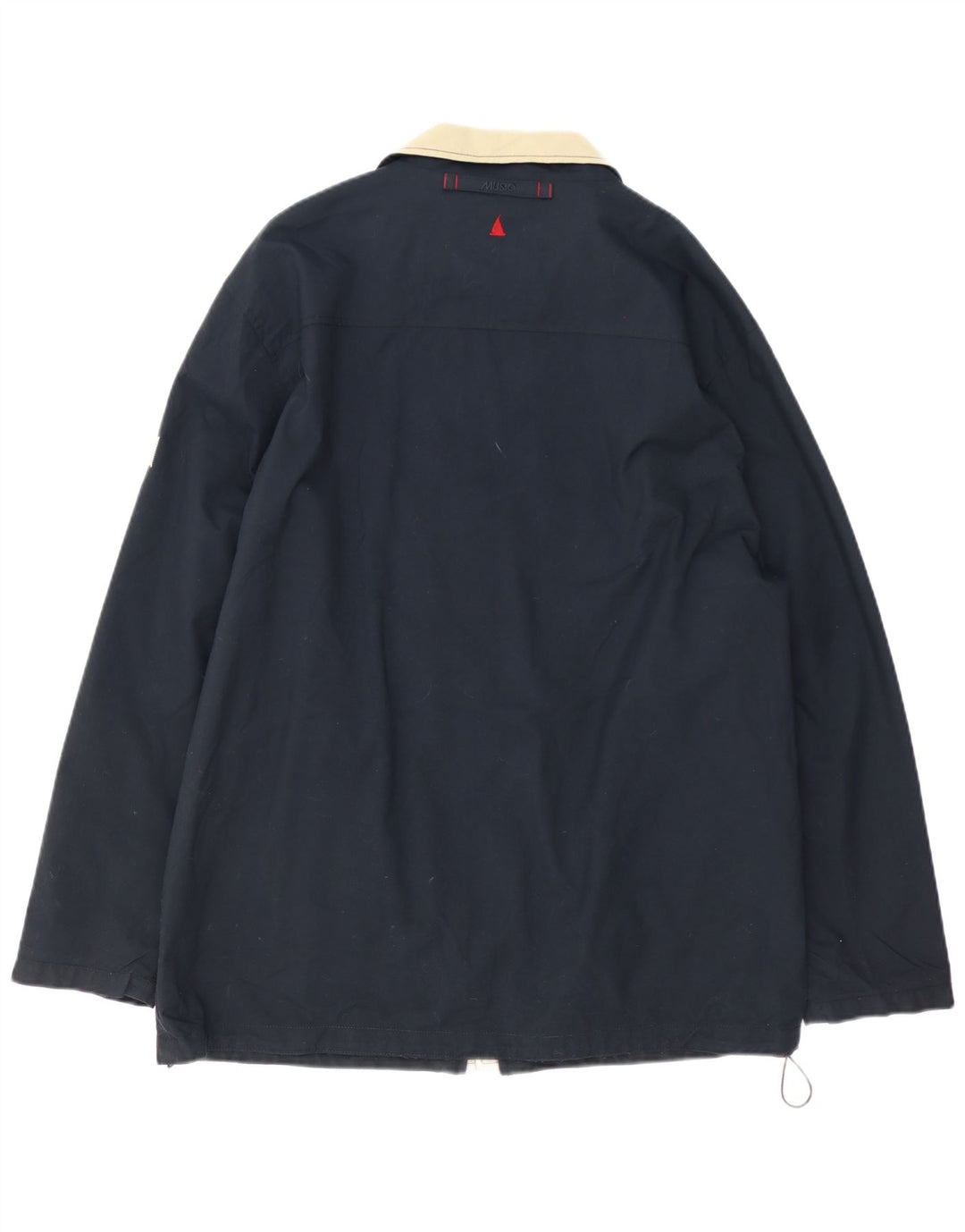Jaqueta de chuva masculina Musto Reino Unido 40 grande nylon azul marinho