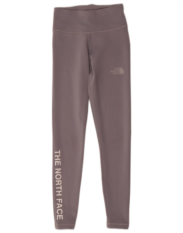 Leggings gráficas femininas The North Face UK 6 XS cinza poliéster