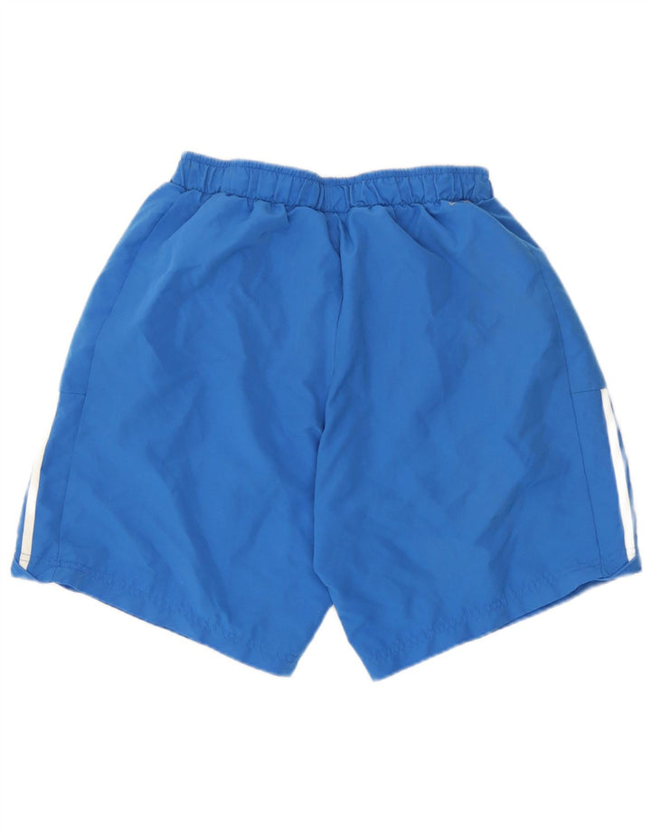 Shorts esportivos masculinos Adidas médio azul poliéster