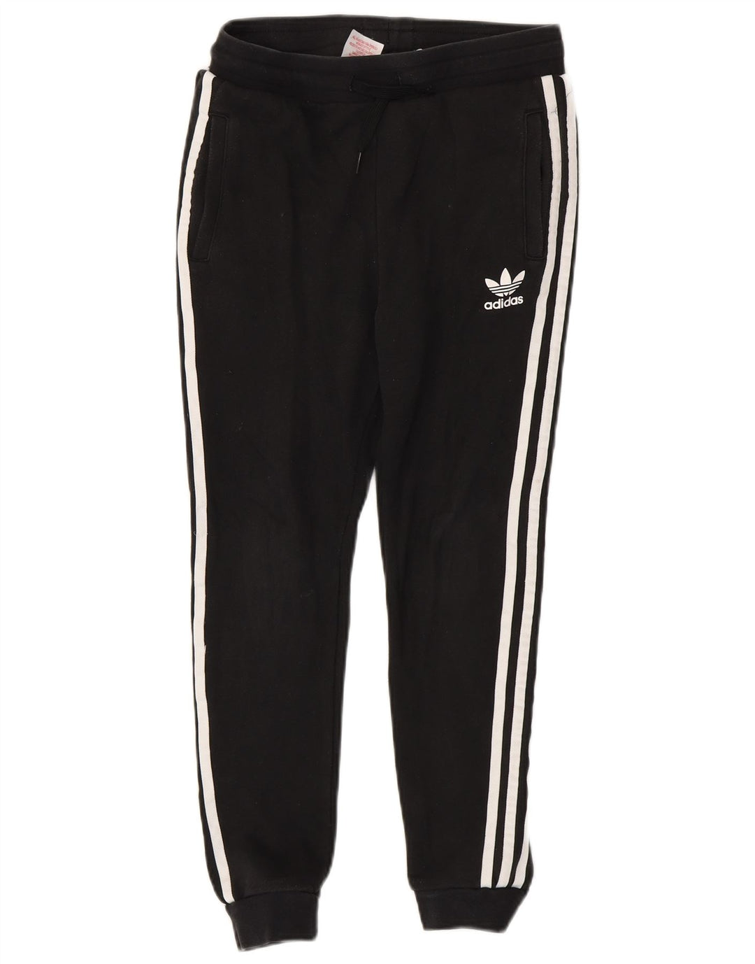 ADIDAS Meninos Calças de Treino Joggers 11-12 Anos Algodão Preto