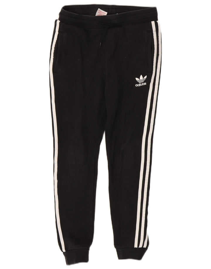 ADIDAS Meninos Calças de Treino Joggers 11-12 Anos Algodão Preto