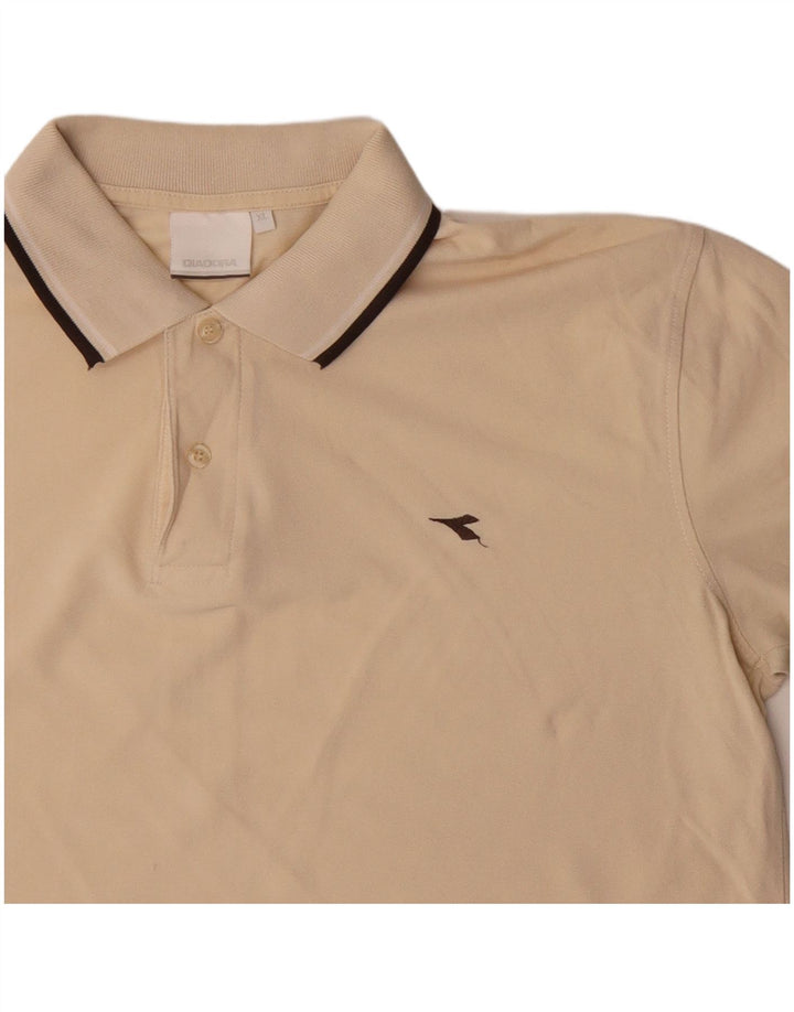 Camisa polo masculina DIADORA XL algodão bege