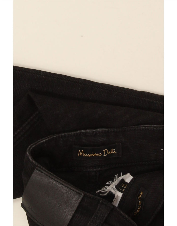 Jeans feminino Massimo Dutti Bootcut EU 38 pequeno W28 L32 preto