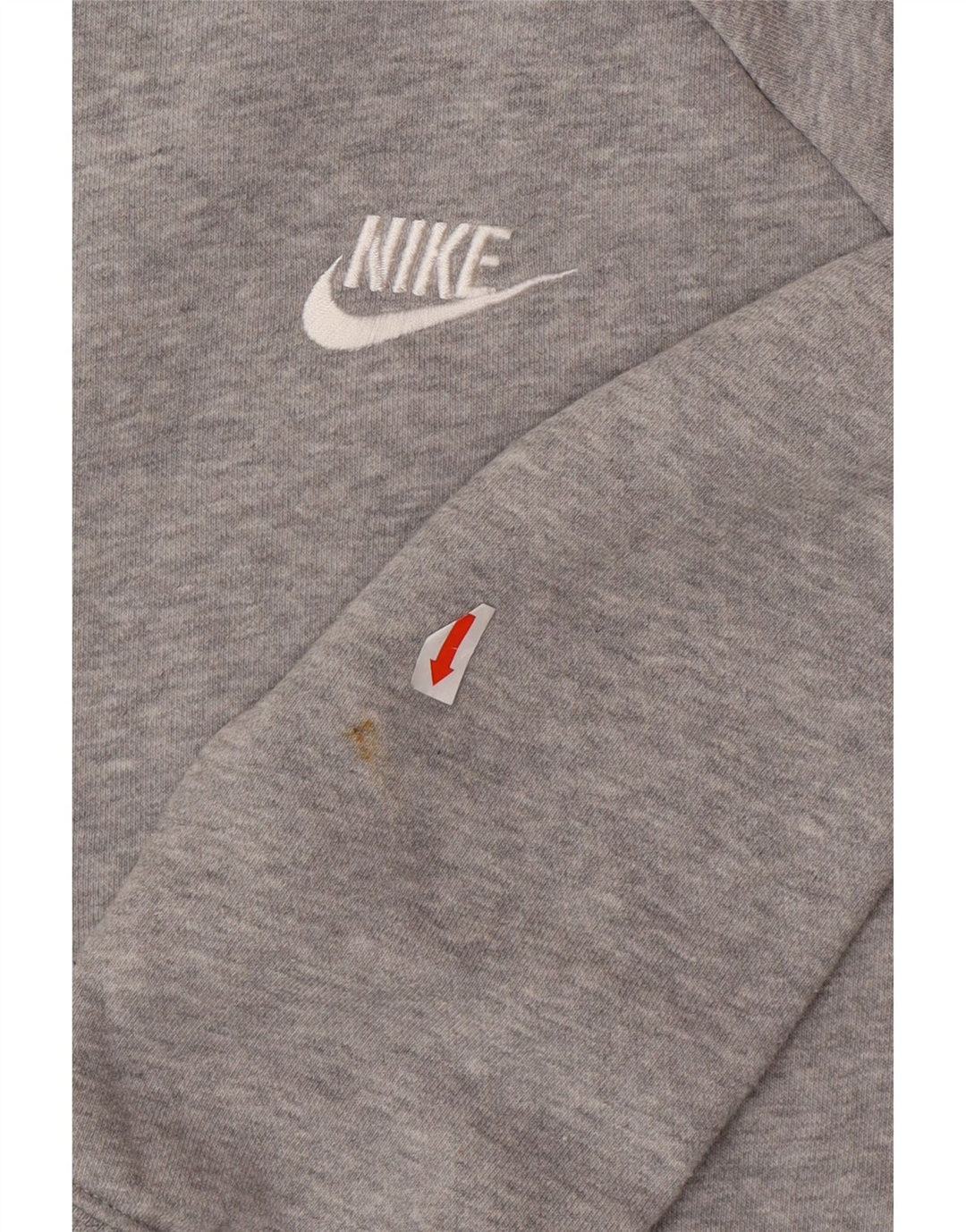 Moletom feminino Nike Jumper UK 14 médio cinza algodão