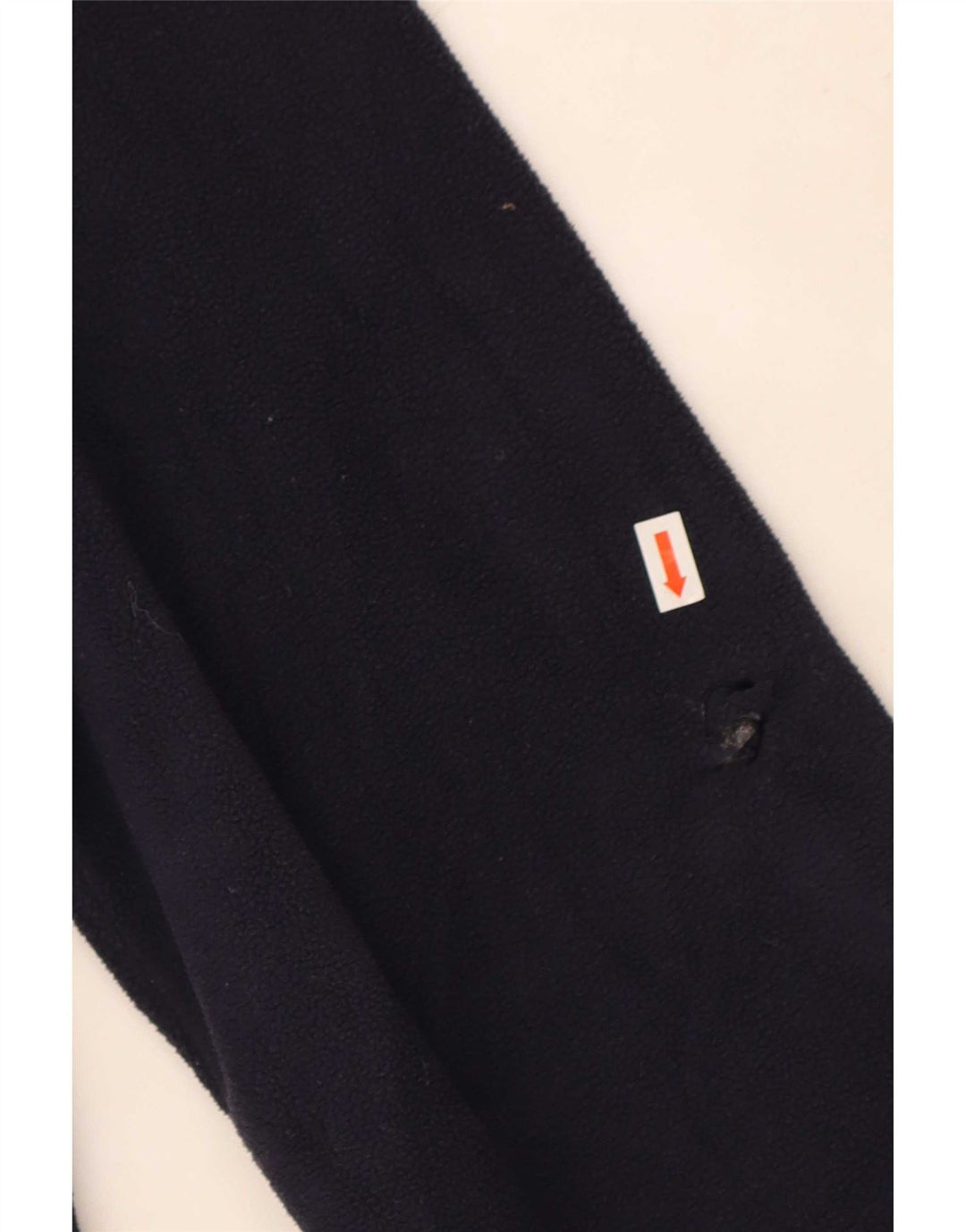 Suéter de lã masculino Fila com zíper e gola XL azul marinho poliéster
