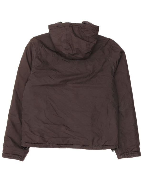 Jaqueta masculina acolchoada reversível com capuz North Sails UK 36 pequena preta
