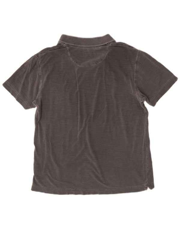 Camisa polo masculina Calvin Klein Jeans algodão cinza médio