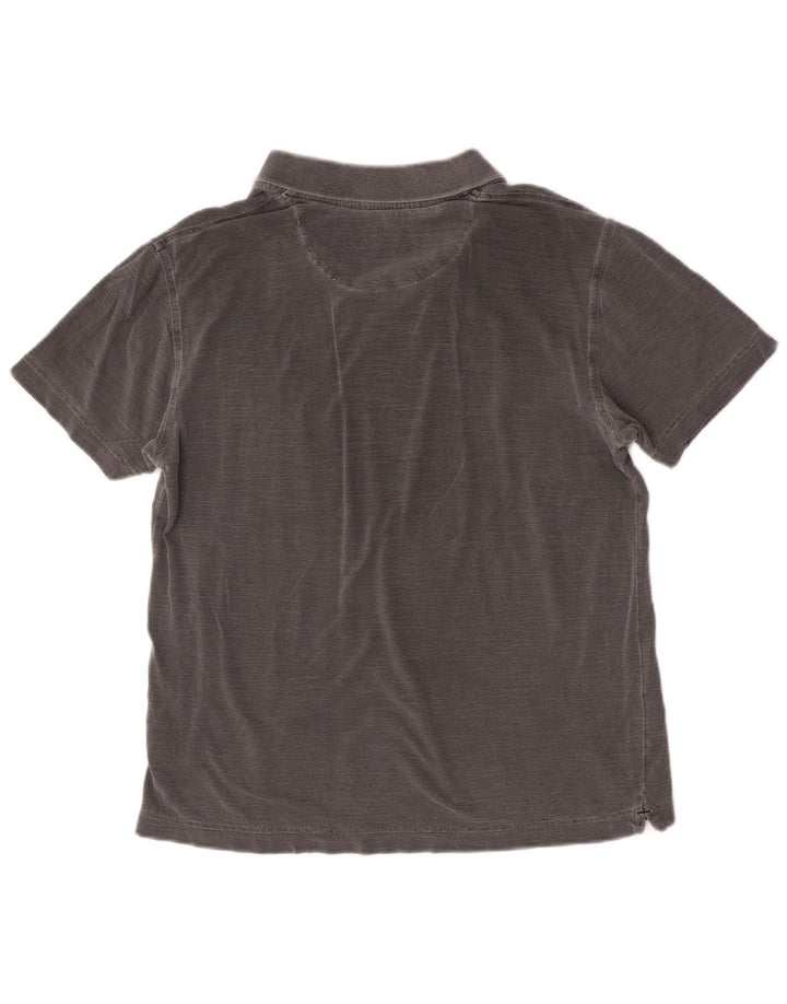 Camisa polo masculina Calvin Klein Jeans algodão cinza médio