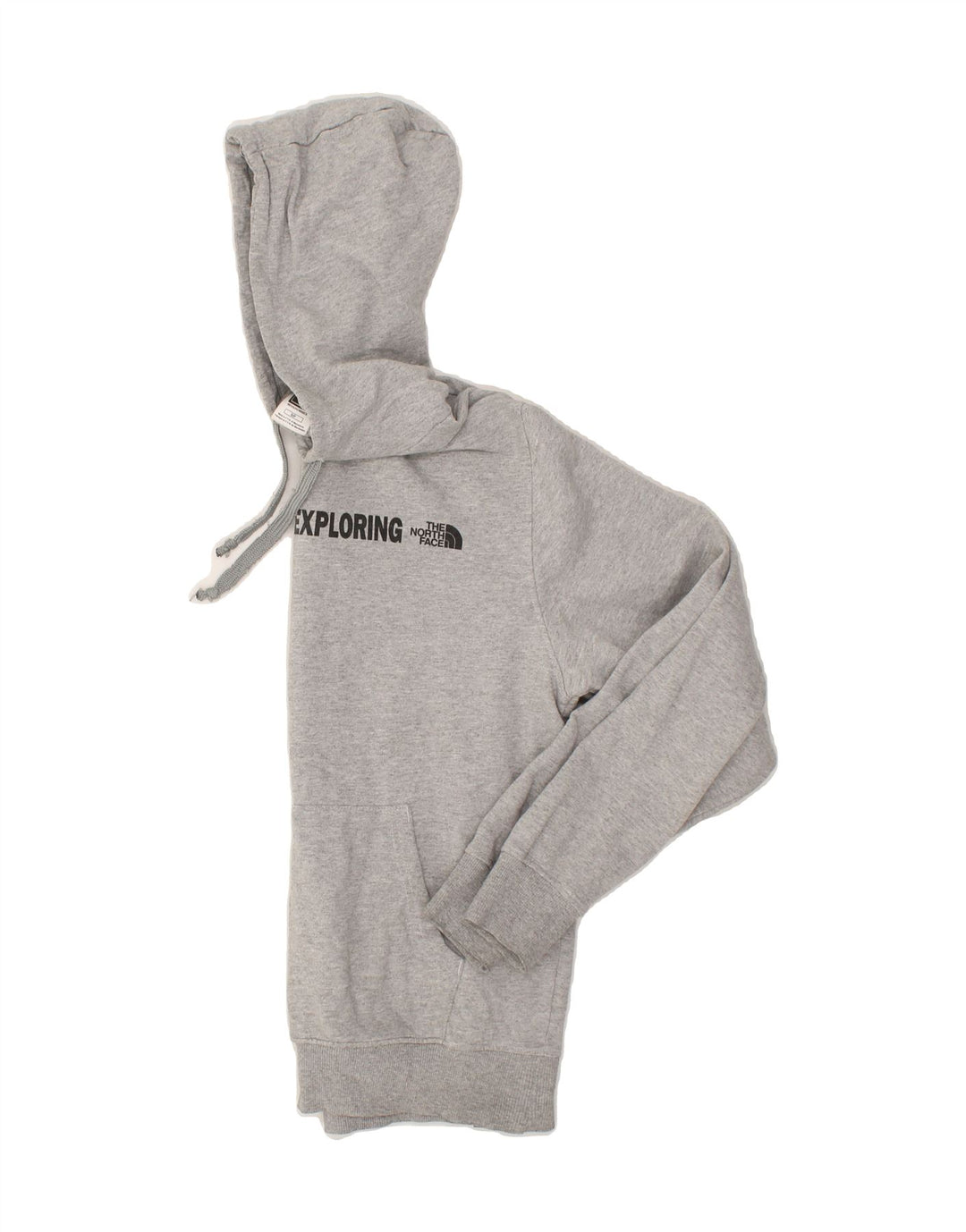 THE NORTH FACE Mens Graphic Hoodie Jumper Small Grey Cotton Vintage The North Face and Second-Hand The North Face from Messina Hembry 