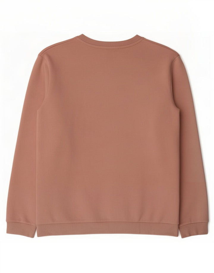 Fila Mens Graphic Moletom Jumper Médio Algodão Rosa