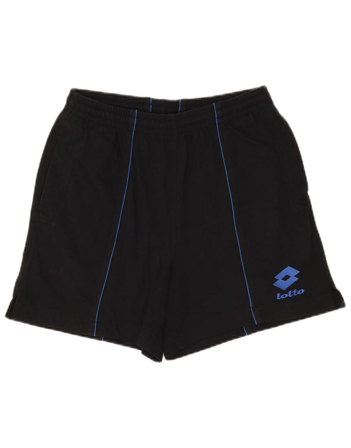 LOTTO Mens Sport Shorts UK 38/40 Poliéster Preto Médio