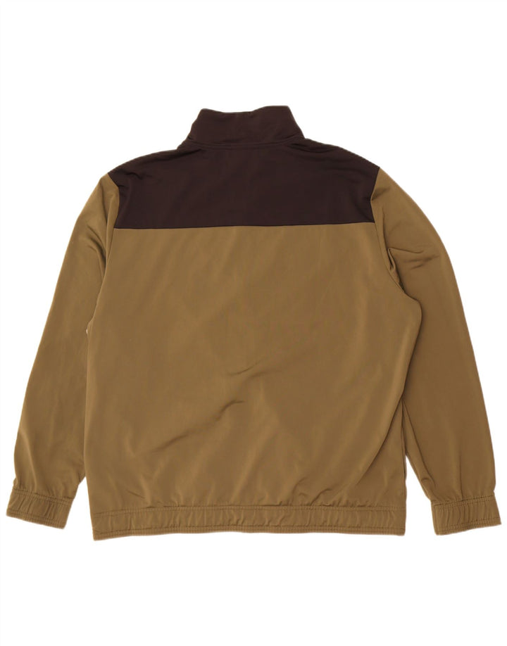 Puma Mens Tracksuit Top Jaqueta XL Khaki Colourblock Poliéster