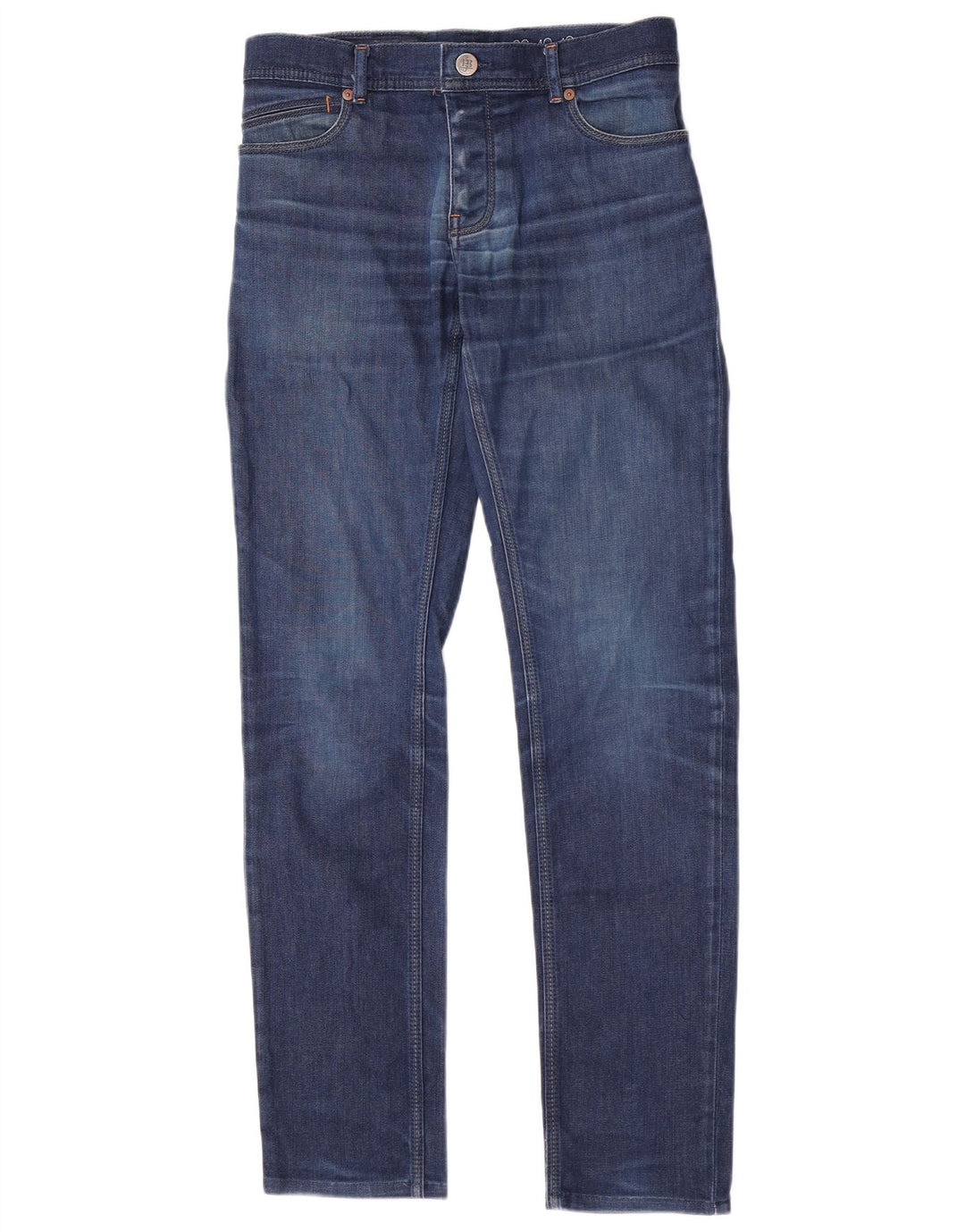 Harmont & Blaine Mens Slim Jeans W30 L32 Azul Algodão