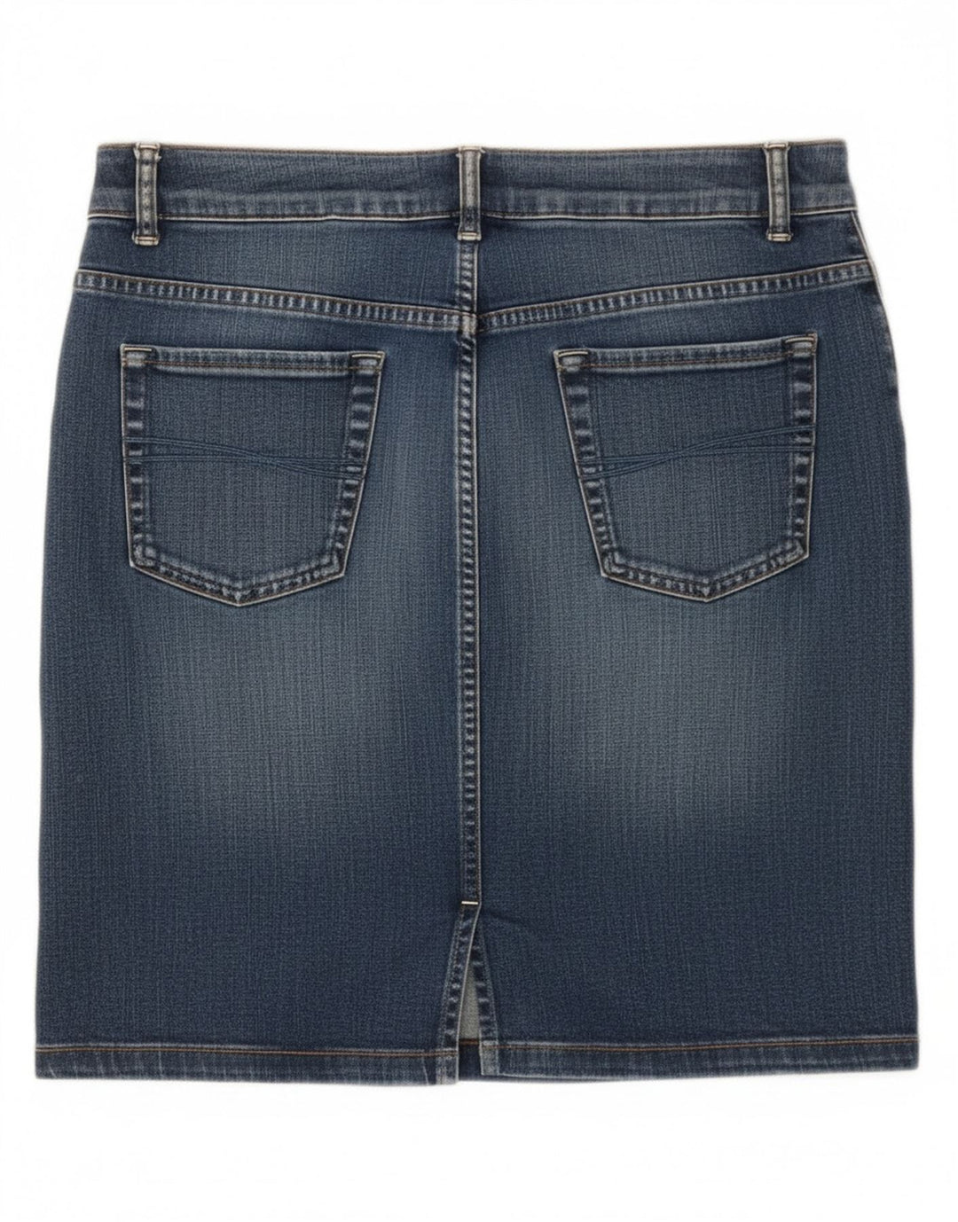 Saia jeans feminina Henry Cottons W28 algodão azul médio