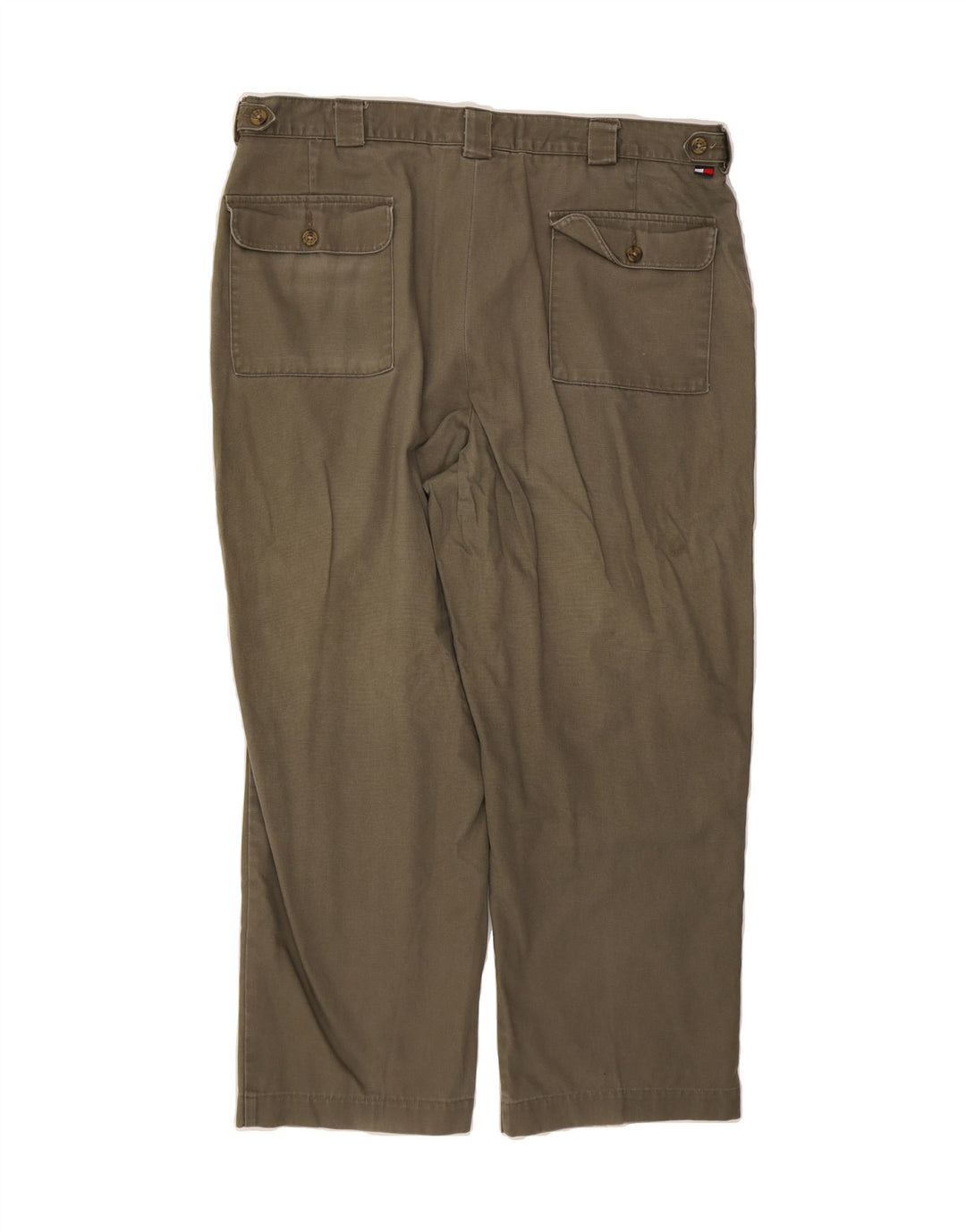 TOMMY HILFIGER Mens Pegged Chino Trousers W38 L26 Khaki Vintage Tommy Hilfiger and Second-Hand Tommy Hilfiger from Messina Hembry 