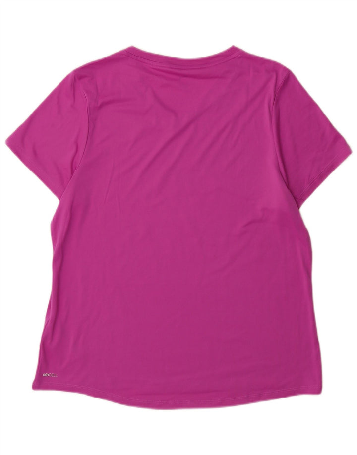 Camiseta feminina Puma UK 16 grande poliéster rosa