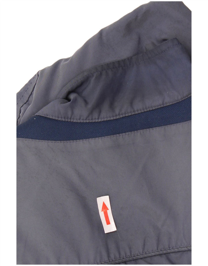 Jaqueta utilitária feminina Geox UK 12 poliéster azul marinho médio