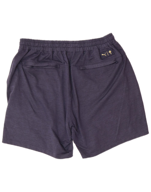 Shorts esportivos masculinos PUMA XL azul marinho