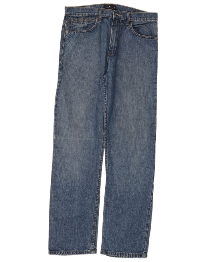 Jeans retos masculinos Marks & Spencer W32 L31 algodão azul
