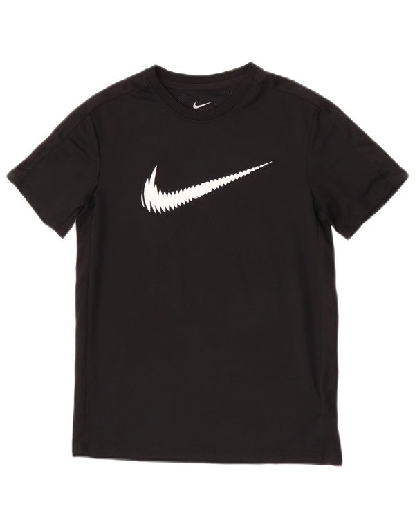 Camiseta Nike Boys Dri Fit Graphic Top 10-11 Anos Médio Preto Poliéster