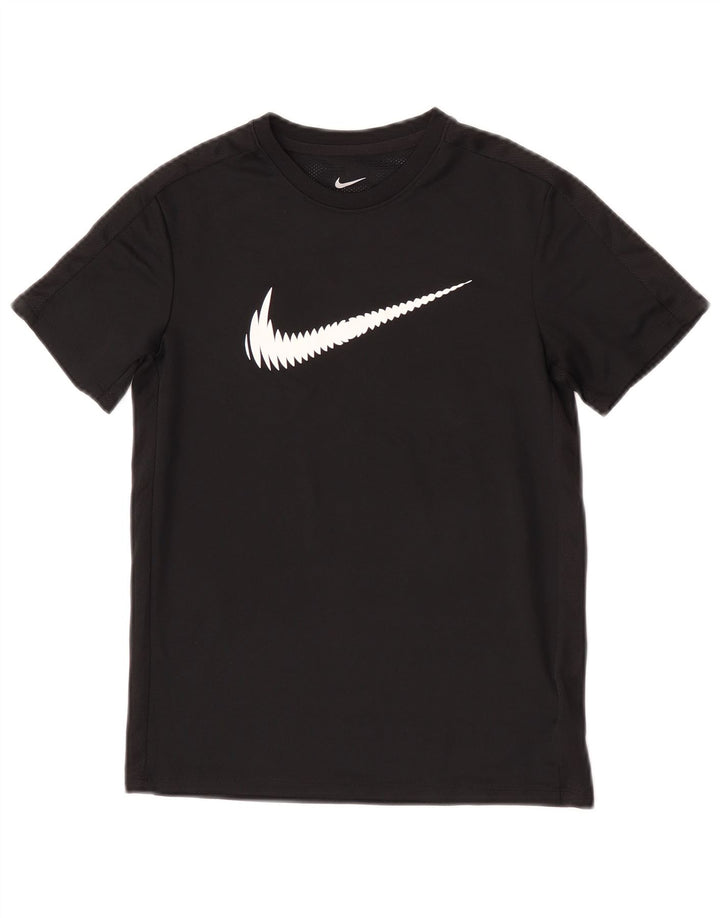 Camiseta Nike Boys Dri Fit Graphic Top 10-11 Anos Médio Preto Poliéster