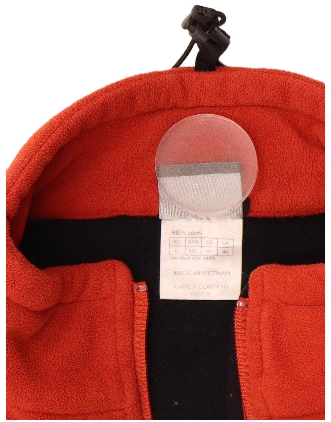 Jaqueta de lã masculina JACK WOLFSKIN Reino Unido 44 XL laranja poliéster