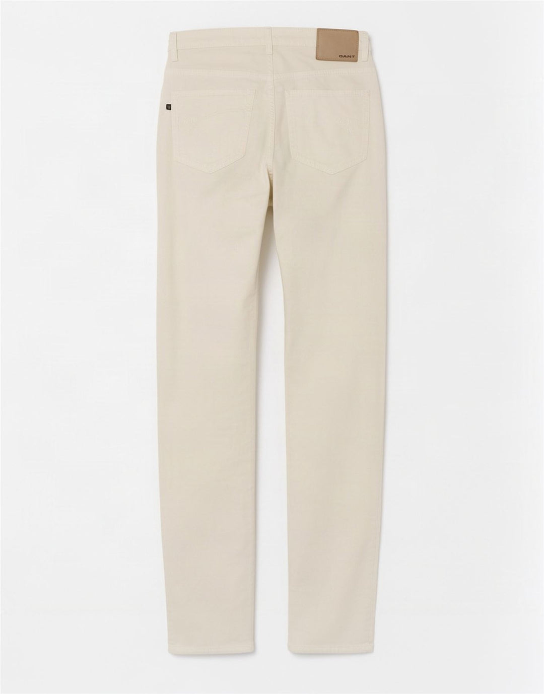 Jeans retos femininos Gant W31 L34 algodão branco