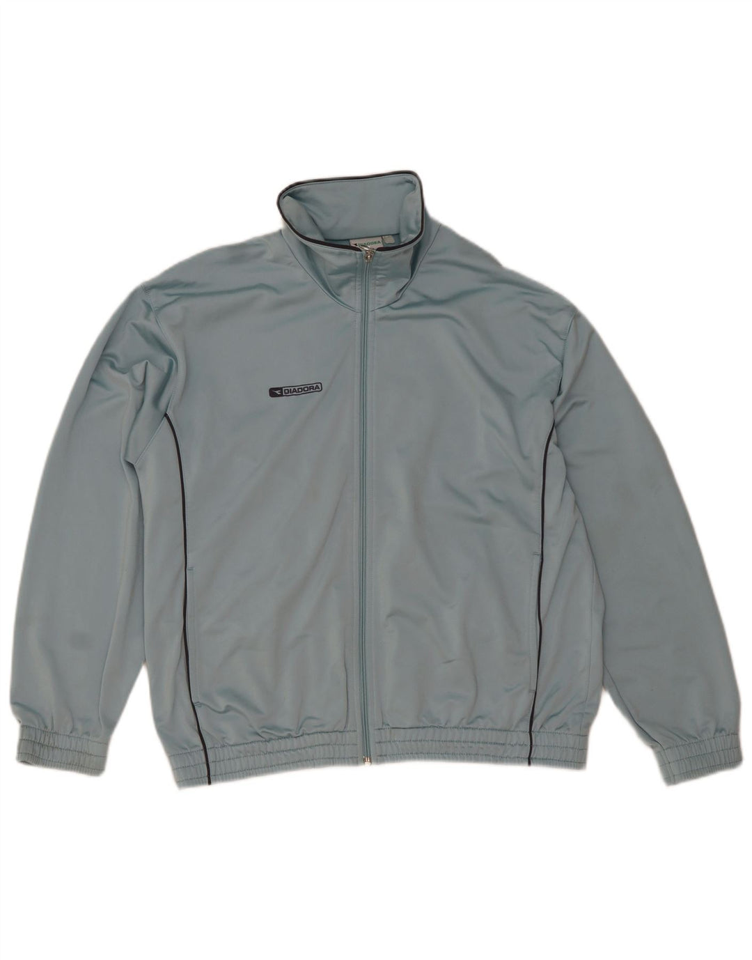 Diadora Mens Treino Top Jaqueta Grande Poliéster Azul
