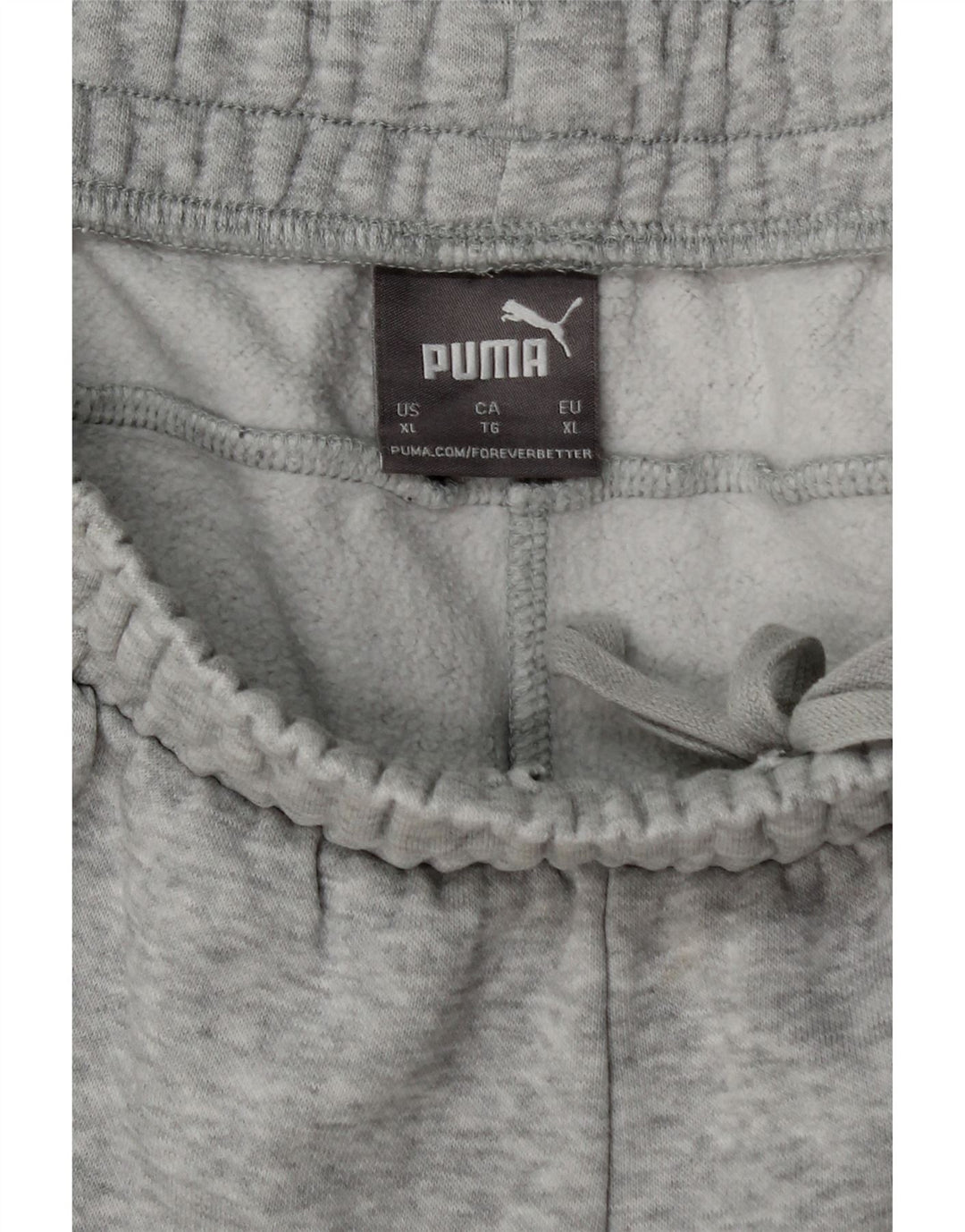 Calça de treino masculina PUMA Graphic Joggers XL cinza algodão