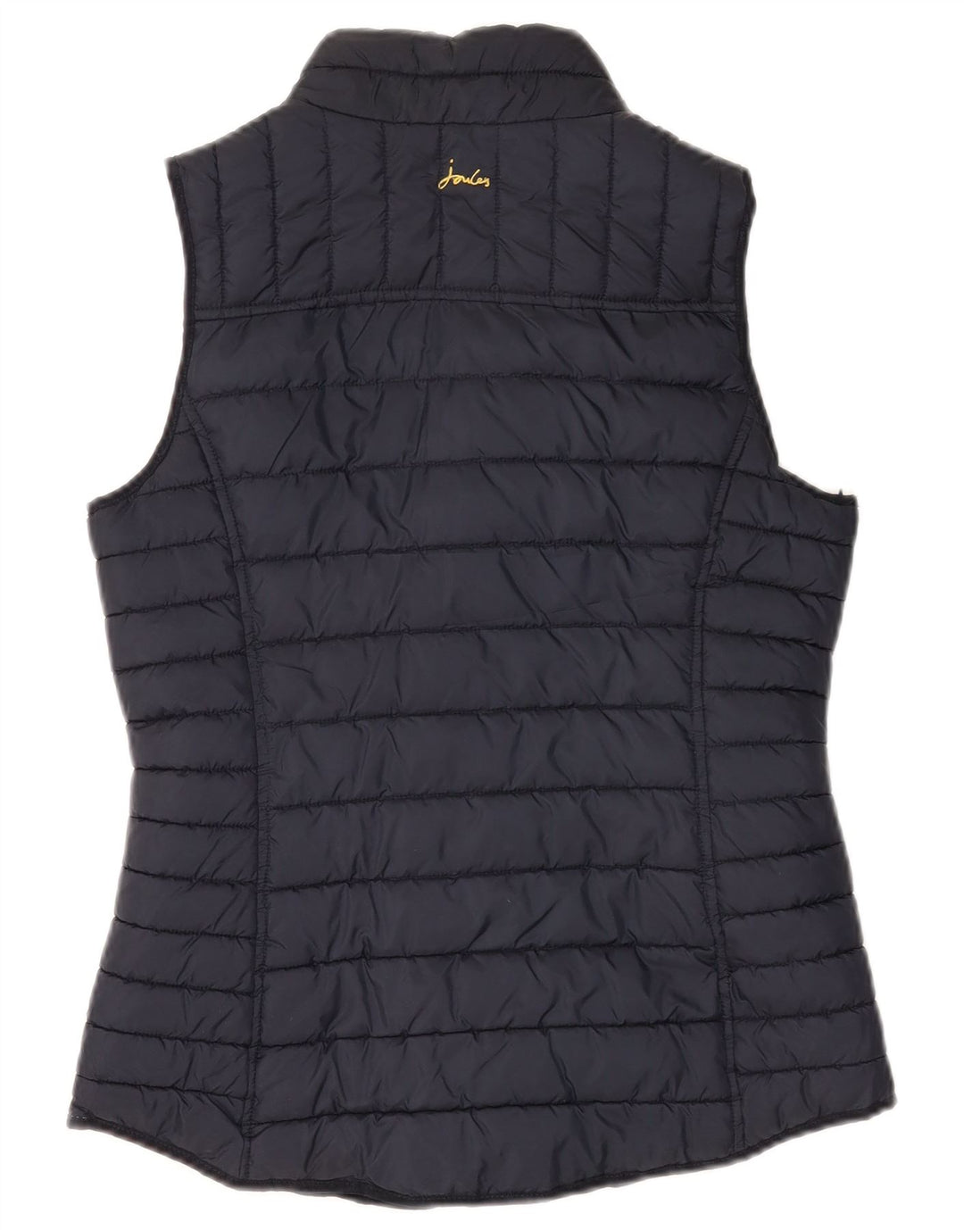 Joules Womens Gilet acolchoado UK 10 pequeno poliéster azul marinho
